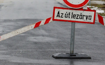 Éjszakai útlezárás az Ipari Parkban!
