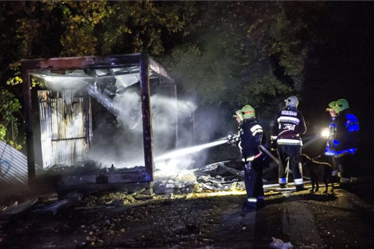 Konténertűzben meghalt egy ember Budapesten