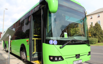 Modern város, modern buszpark